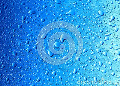 Water Drops On Car Stock Photo