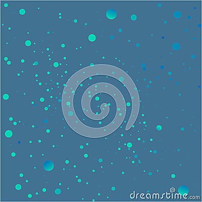 Water drops macro splash. ocean deep Vector Illustration