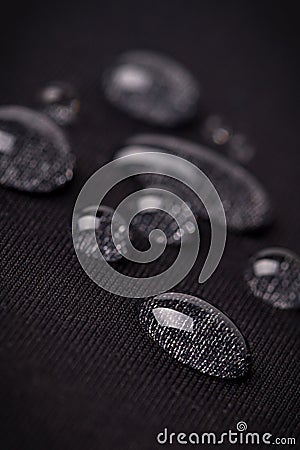 Waterproof fabric Stock Photo