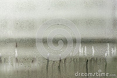 Water drops on the window Stock Photo