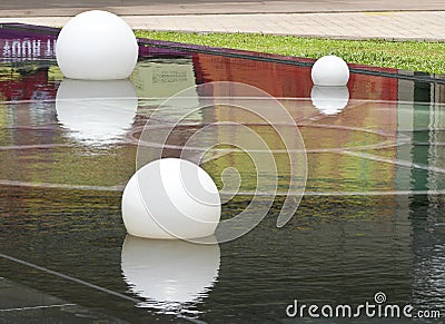 Water feature Stock Photo