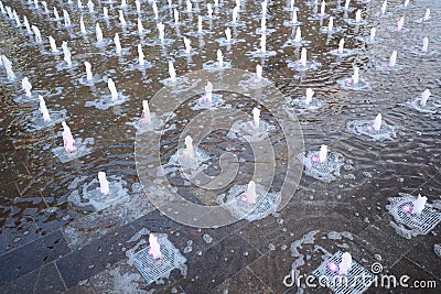 Water feature Stock Photo