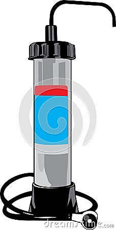 Water filter Vector Illustration