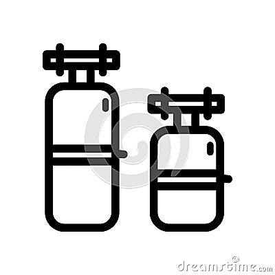 Water filter line icon Vector Illustration