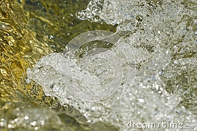 Water flowing Stock Photo