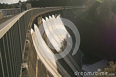 Upper Nihotupu Reservoir in the Waitakere Ranges, Auckland, New Zealand Stock Photo