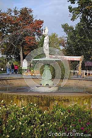 Water fountain Editorial Stock Photo