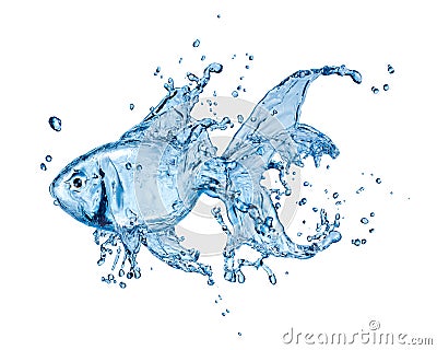 Water goldfish Stock Photo
