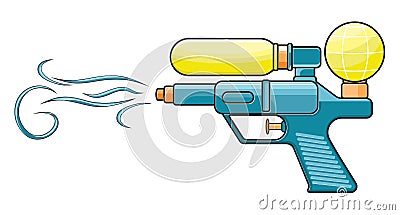 Water gun Vector Illustration