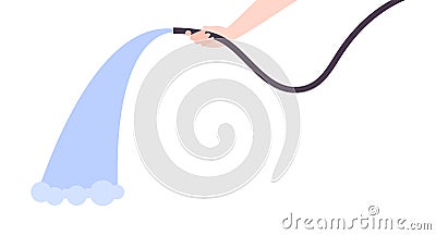 Water Hose Illustration Vector Illustration