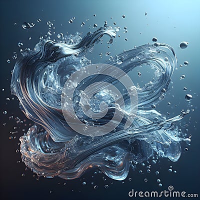 Water ilussions, Background, Artistic Stock Photo