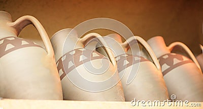 Water jugs Stock Photo