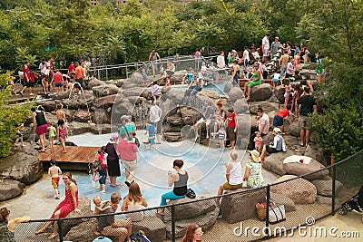 Water Lab Pier 6 Brooklyn Bridge Park New York USA Editorial Stock Photo