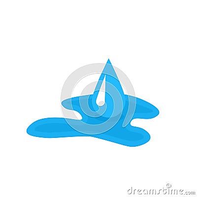 Water Leaks icon Vector Illustration