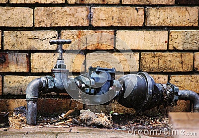 Water meter Stock Photo