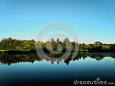 Water mirror Stock Photo