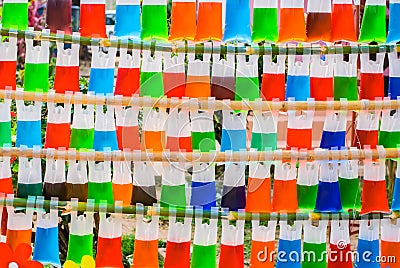 Water mix color in background Stock Photo