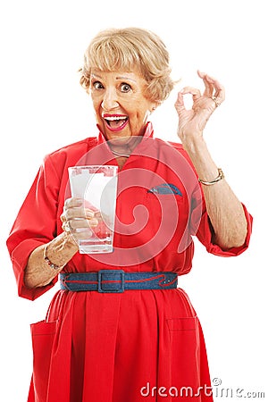 Water Is Okay Stock Photo