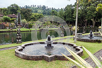 Water Palace of Tirtaganga in Bali Stock Photo