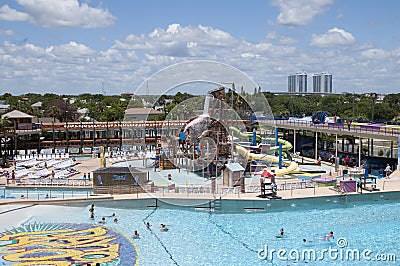 Water Park Editorial Stock Photo