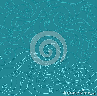 Water Pattern Vector Illustration