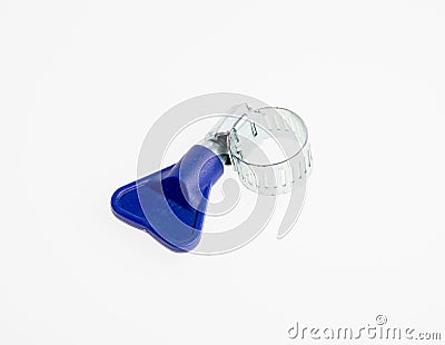 water pipe clip or pipe clip on a background. Stock Photo