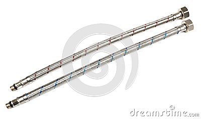 Water pipe flexible connection Stock Photo