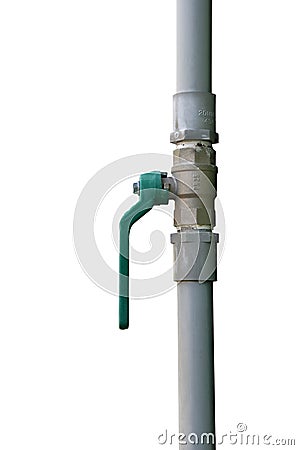 Water pipe and joints Stock Photo