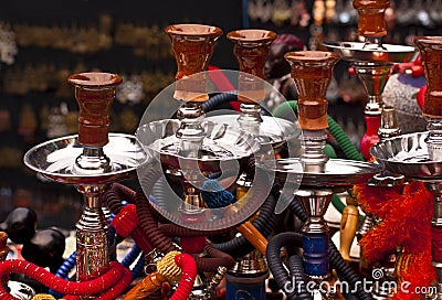 Water Pipes - Shisha, Nargile, Hookah... Stock Photo