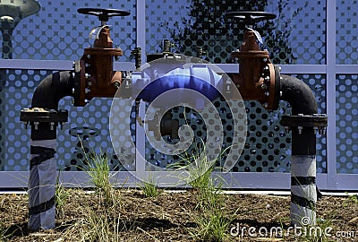 Water pipes Stock Photo