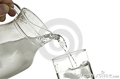 Water pitcher Stock Photo