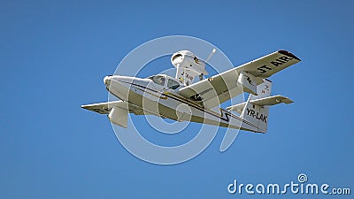 Water plane at Bucharest Aeronautic show Editorial Stock Photo