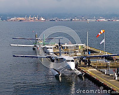 Water plane taxis Editorial Stock Photo