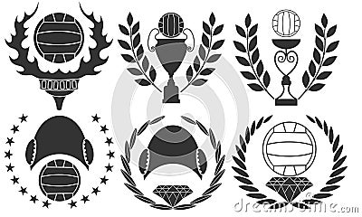 Water polo Vector Illustration