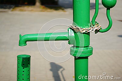 Water pomp Stock Photo