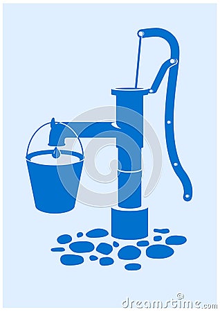 Water pump Vector Illustration