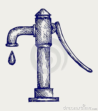 Water pump Vector Illustration