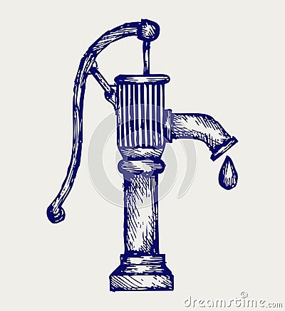 Water pump Vector Illustration