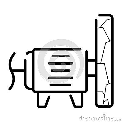 Water pump icon Vector Illustration