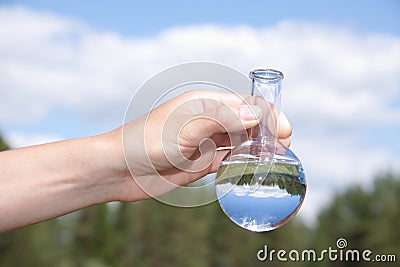Water Purity Test Stock Photo
