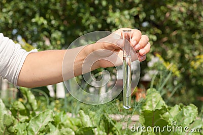 Water Purity Test Stock Photo