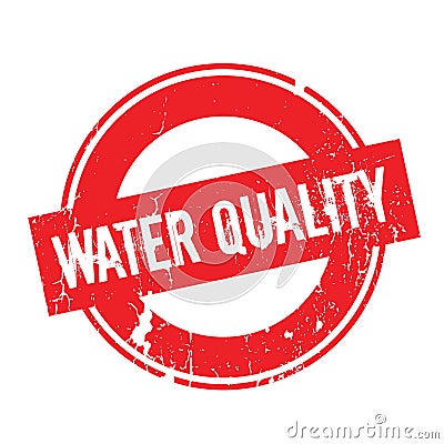 Water Quality rubber stamp Vector Illustration