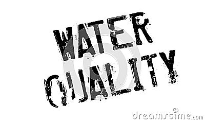 Water Quality rubber stamp Vector Illustration