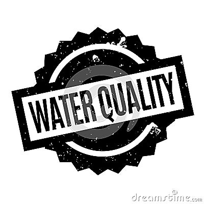 Water Quality rubber stamp Vector Illustration