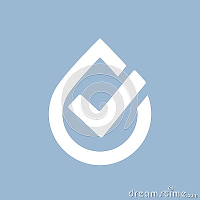 Water quality vector symbol Vector Illustration