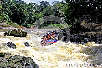 Water Rafting Editorial Stock Photo