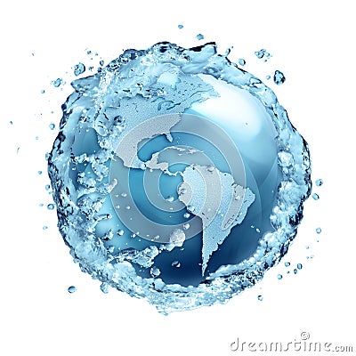 Water recycle in world Usa Stock Photo