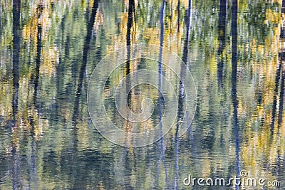 Water reflection abstract Stock Photo