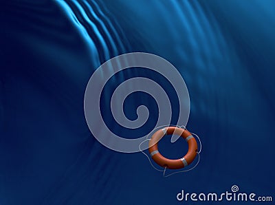 Water Rescue Ring Lifebuoy Business Stock Photo