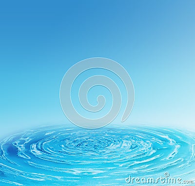 Water ripple Cartoon Illustration